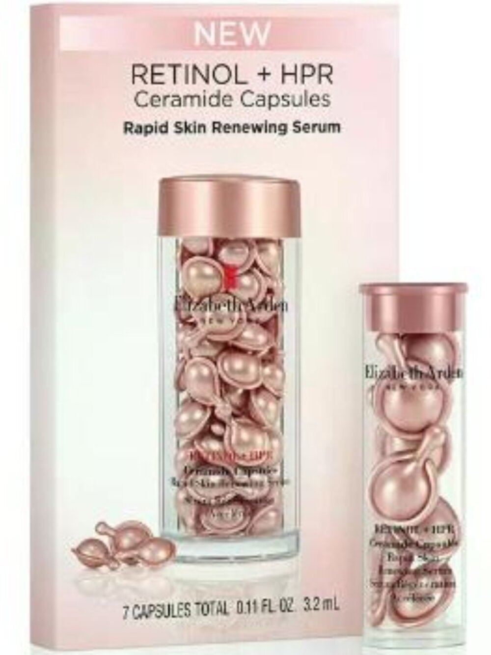 NEW Elizabeth Arden RETINOL + HPR Ceramide Capsules Rapid Skin Renewing Serum 3